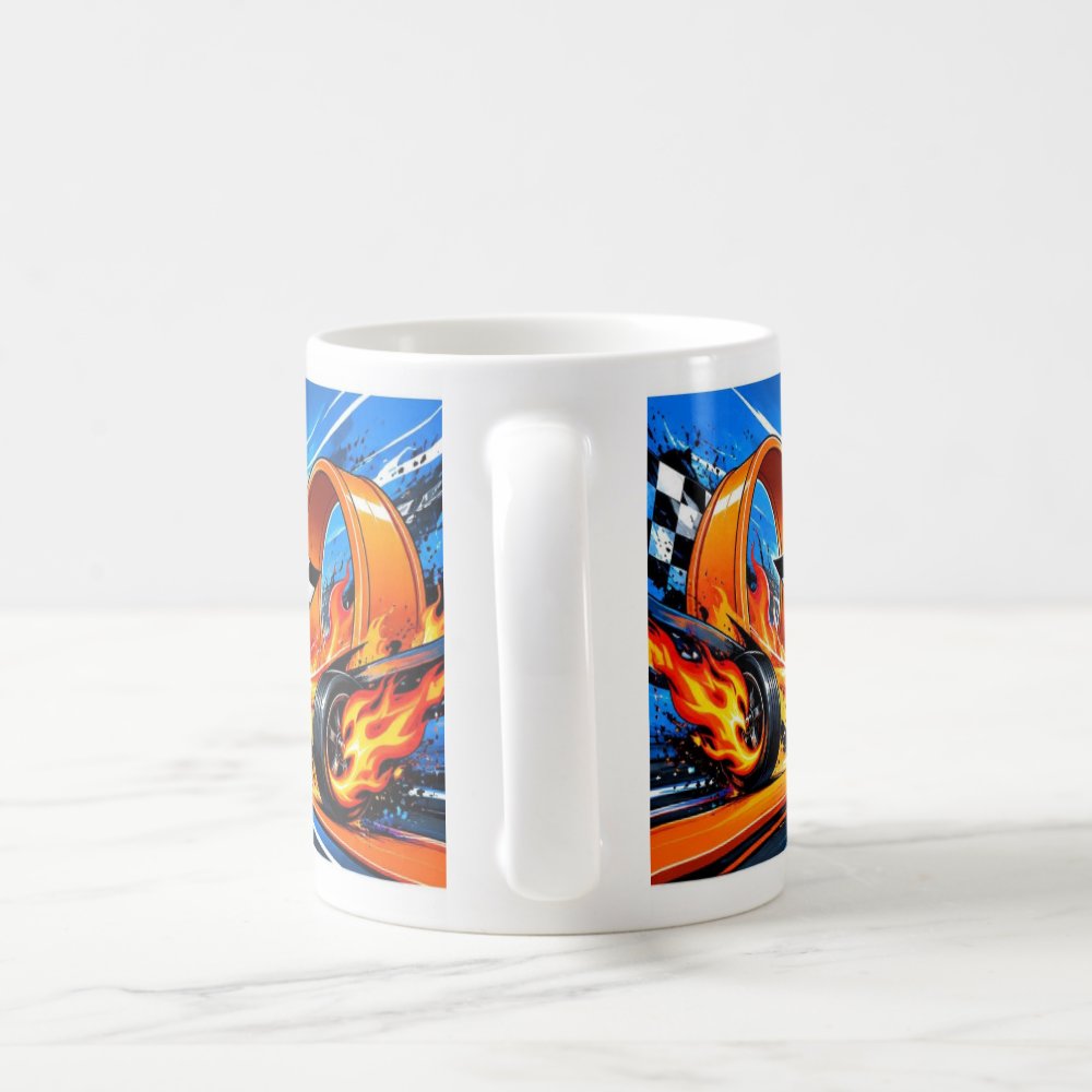 Taza Carro Deportivo Hot Wheels Regalo 30 de Septiembre - 325ml