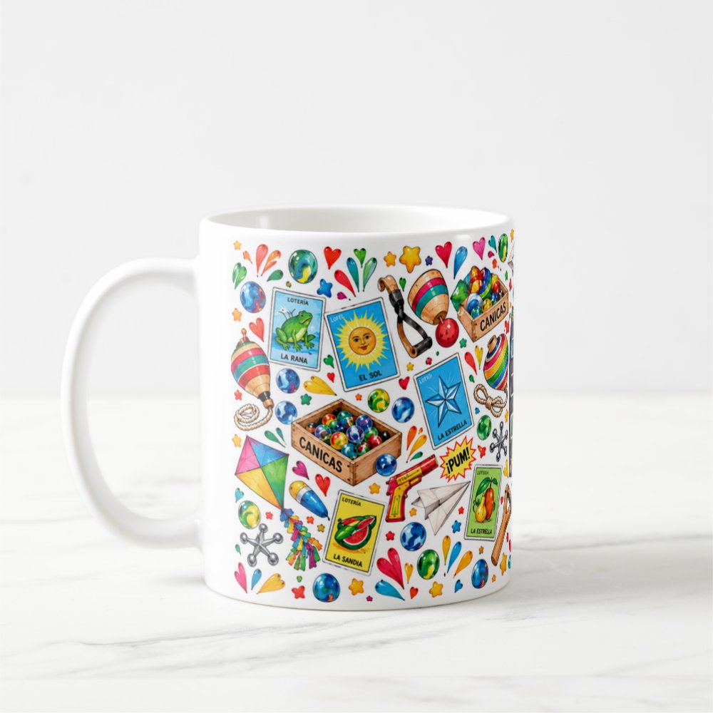 Taza 325 ml - "Juegos Tradicionales: Diversión Retro"