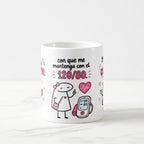 Taza Divertida "Ya No Me Desvela El 90/60/90" - 325 ml