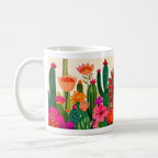 Taza 325 ml - "Viva la Vida: Corazón y Cactus"