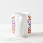 Taza "Fiesta Día de los Muertos" Con Calaverita Y Papel Picado 325ml