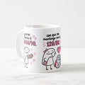Taza Divertida "Ya No Me Desvela El 90/60/90" - 325 ml