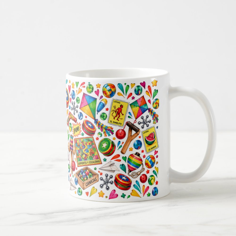 Taza 325 ml - "Juegos Tradicionales: Diversión Retro"