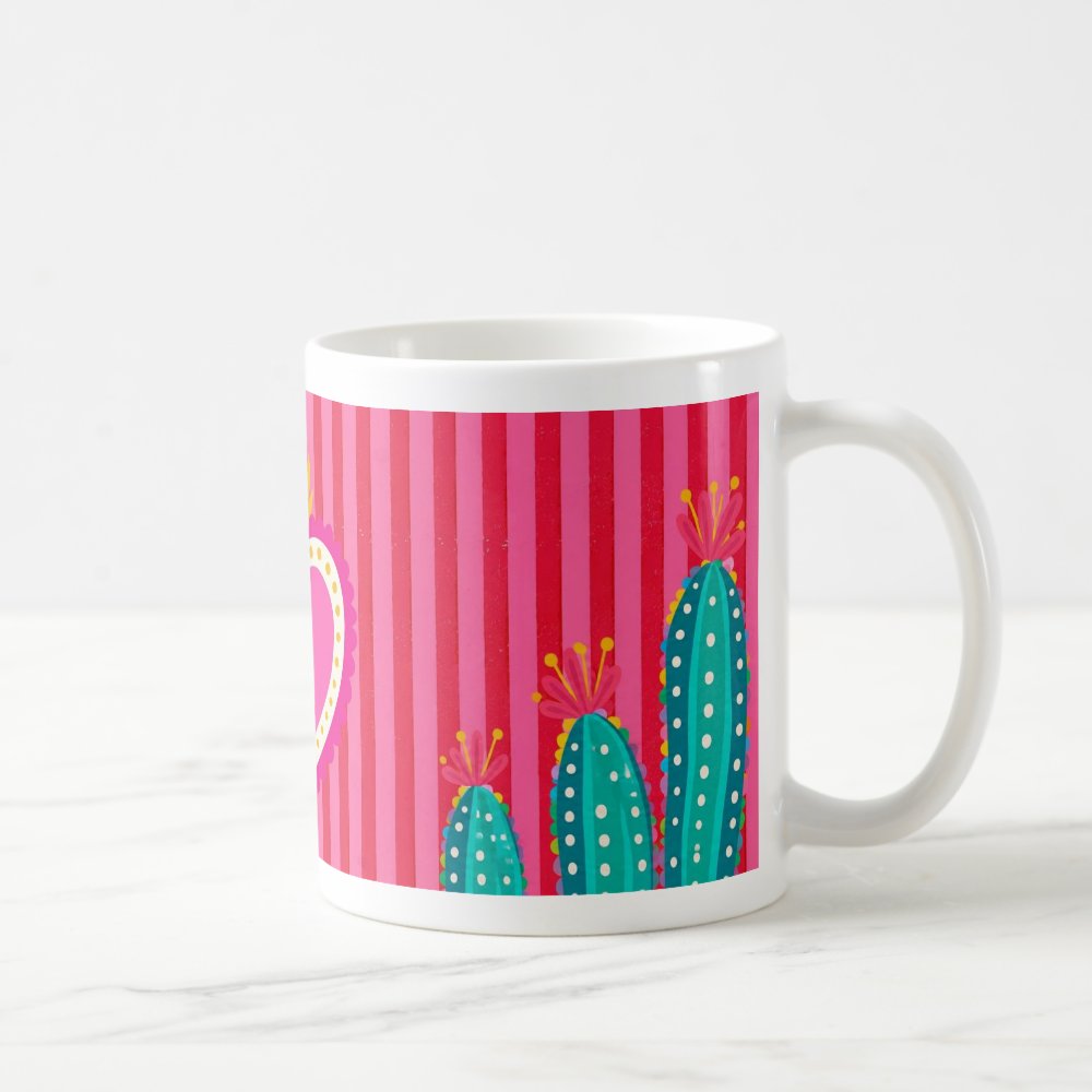Taza 325 ml - "Colección Milagrito Rosa Mexicano"