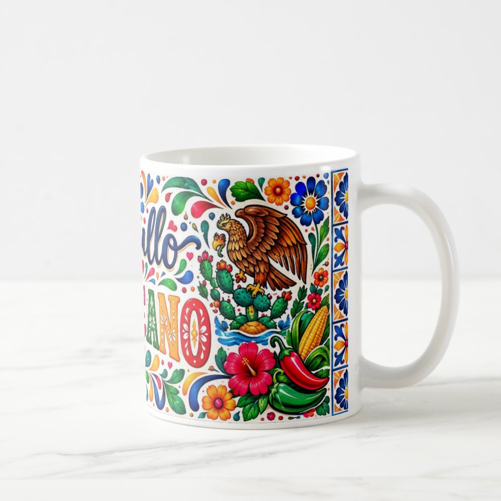 Taza 325 ml - "Orgullo Mexicano: Arte y Tradición"