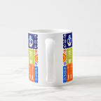 Taza Papel Picado Velas y Calaveritas Día de Muertos 325ml