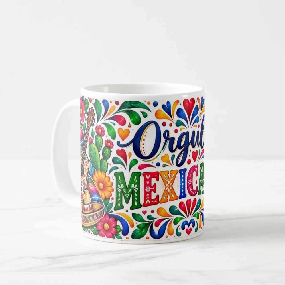 Taza 325 ml - "Orgullo Mexicano: Arte y Tradición"
