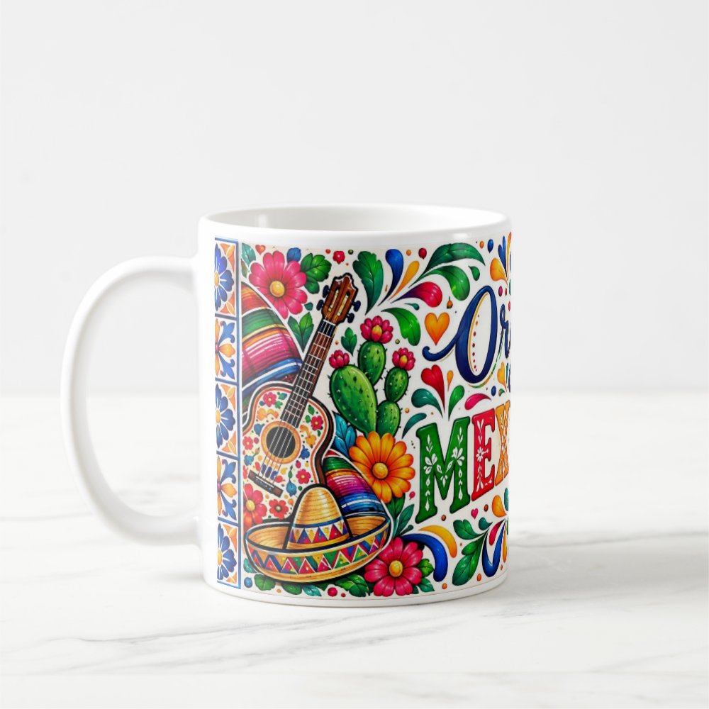 Taza 325 ml - "Orgullo Mexicano: Arte y Tradición"