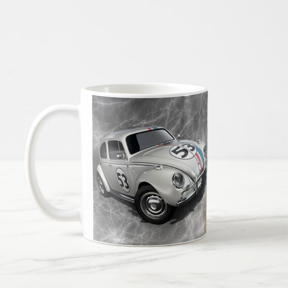 Taza Hot Wheels 30 de Septiembre Herbie Vocho 53 Llamas - 325 ml