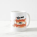 Taza ¡Ya me pelaron mi mandarina! Frase Divertida 325ml
