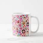 Taza 325 ml - "¡Fiesta Rosa! Dulces y Tradición Mexicana"