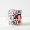 Taza 325 ml - "Muñecas Mexicanas: Tradición y Color"