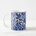 Taza 325 ml - "Mexico Estilo Talavera Azul Colibries"