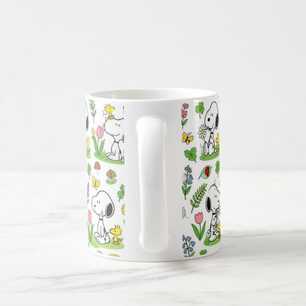 Taza 325 ml - "Snoopy y la Primavera"
