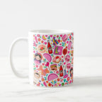Taza 325 ml - "¡Fiesta Rosa! Dulces y Tradición Mexicana"