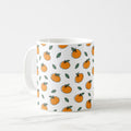 Taza Mandarinas Ilustración Minimalista Garabato Temporada - 325ml