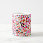 Taza 325 ml - "¡Fiesta Rosa! Dulces y Tradición Mexicana"
