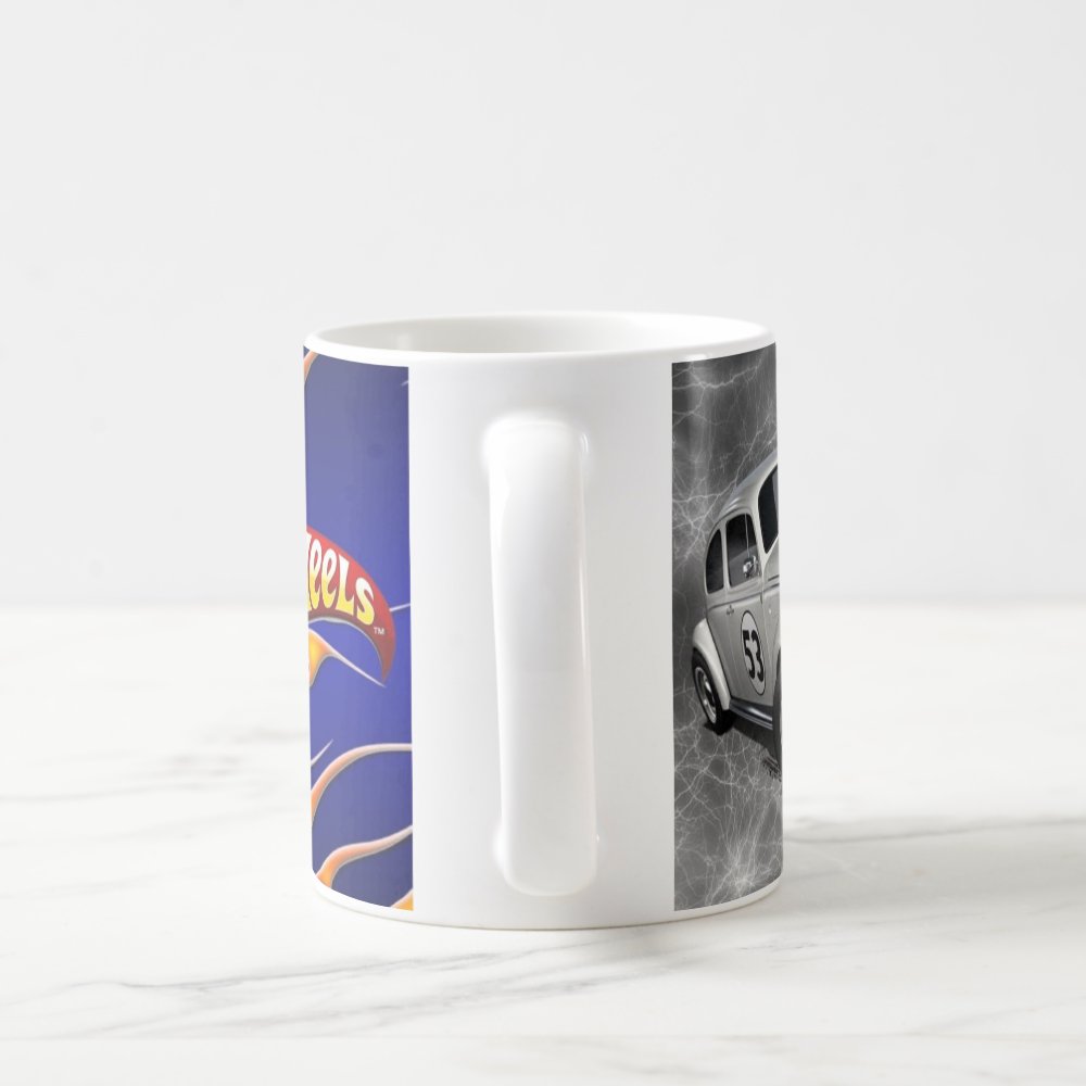 Taza Hot Wheels 30 de Septiembre Herbie Vocho 53 Llamas - 325 ml